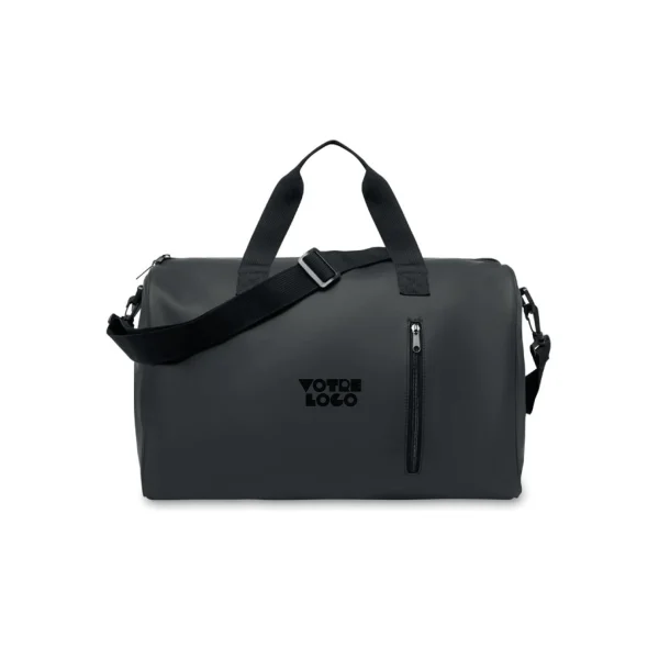 Sac de sport en PU souple avec renfort inférieur en mousse personnalisable