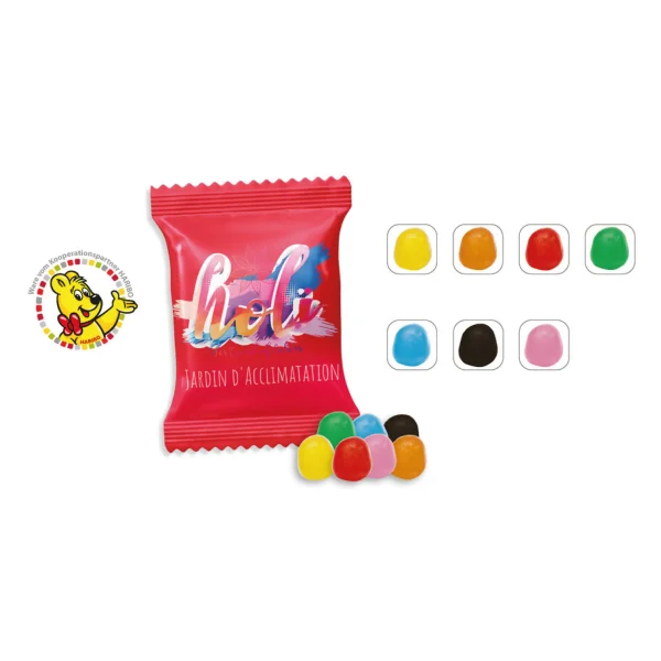 Sachet bonbons HARIBO Dragibus Mélange de fruits 10gr personnalisable