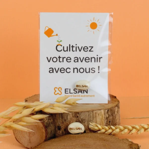 Graine gravée avec votre logo