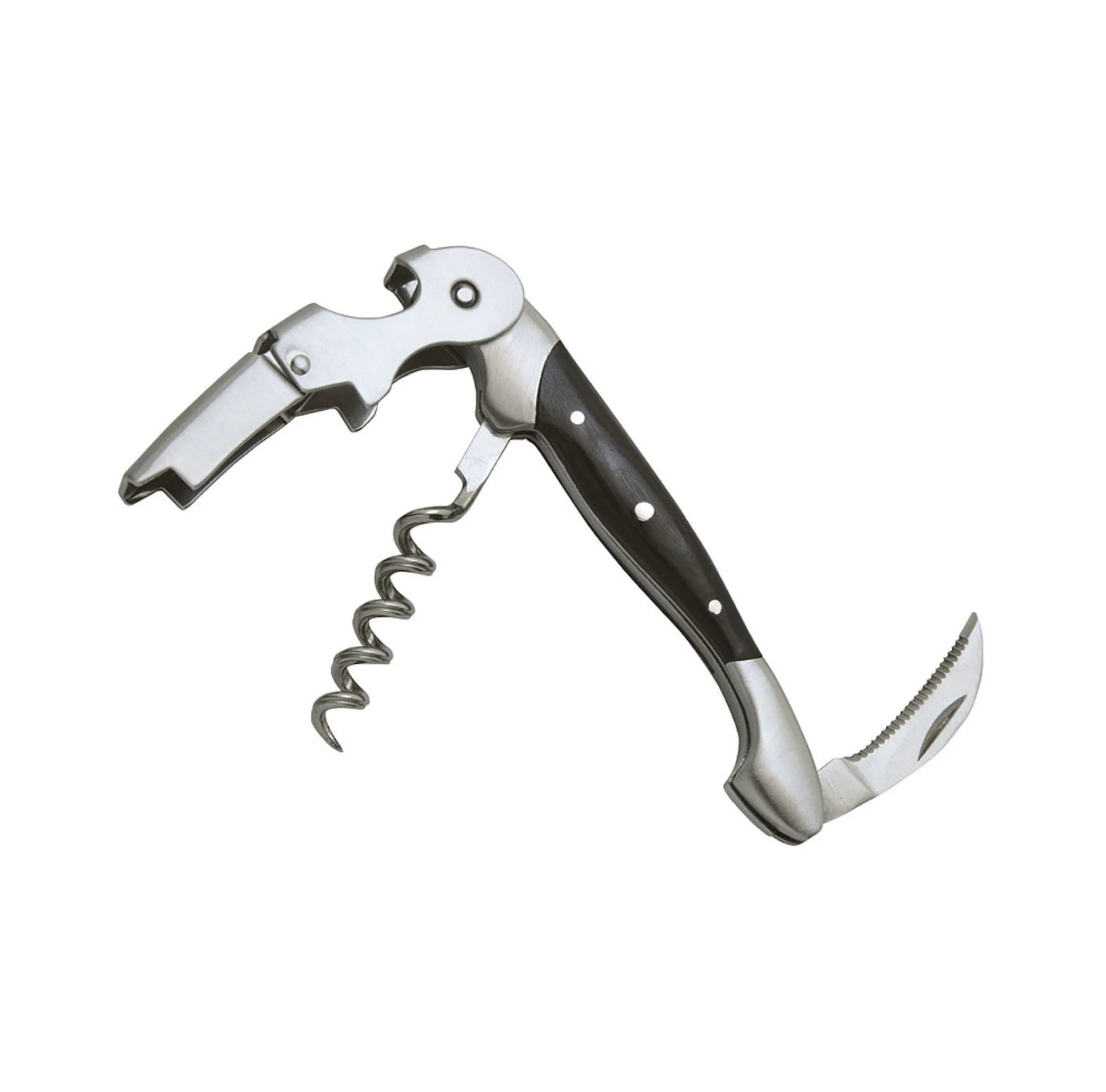 sommelier-double-levier-noir-personnalisable Sommelier double levier personnalisable