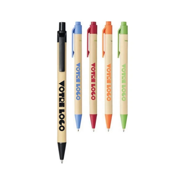 Stylo bille carton recyclé biodégradable personnalisable express
