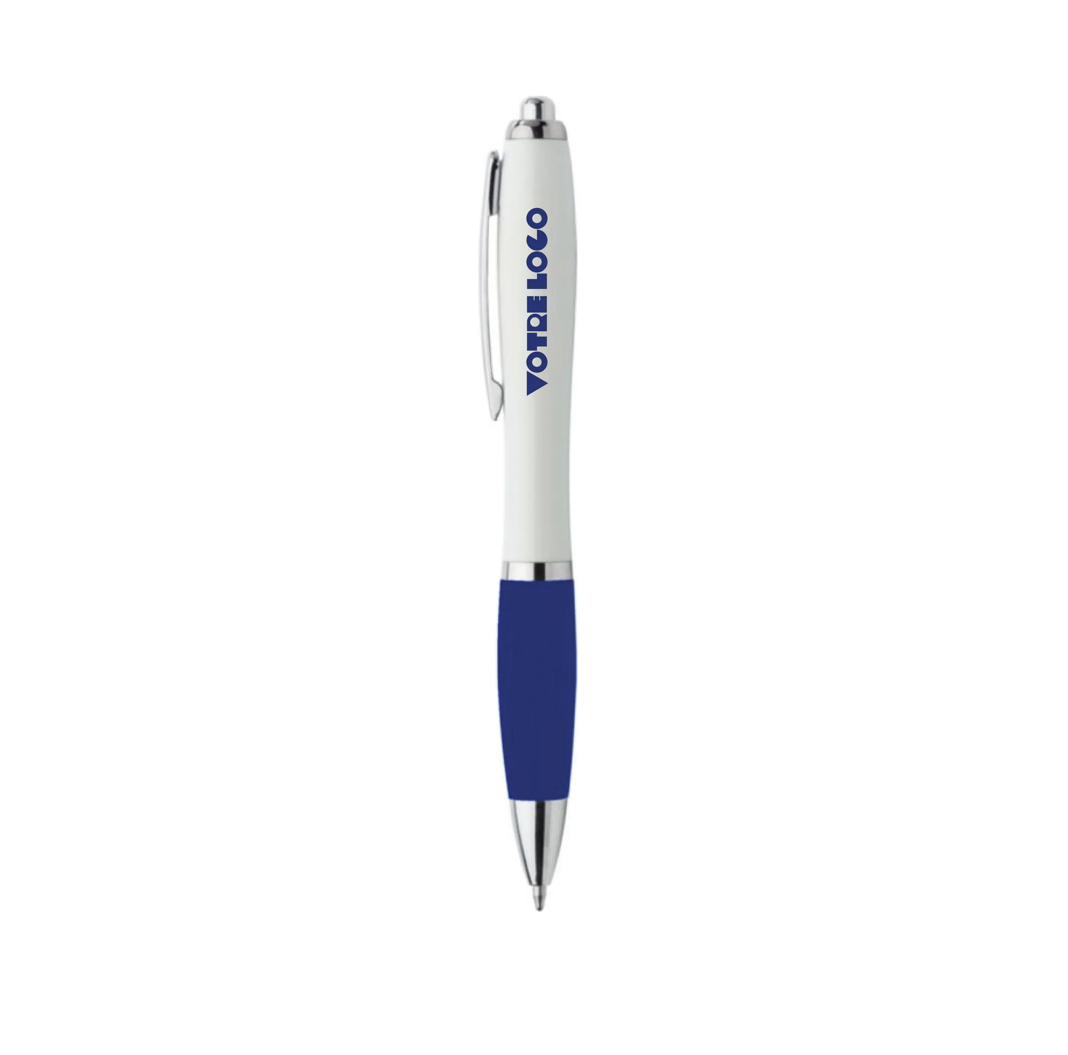 stylo-bille-recycle-bleu-personnalisable Stylo bille en plastique recyclé personnalisable