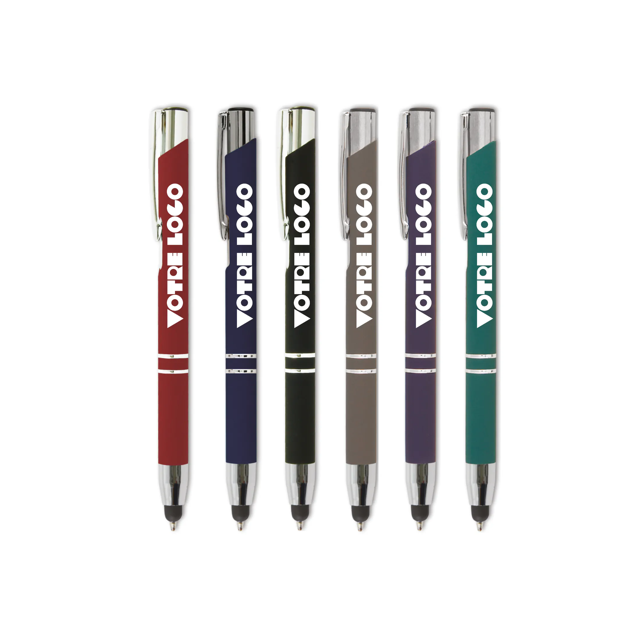 stylo-stylet-metal-personnalisable Stylo en métal Crosby pointe stylet personnalisable
