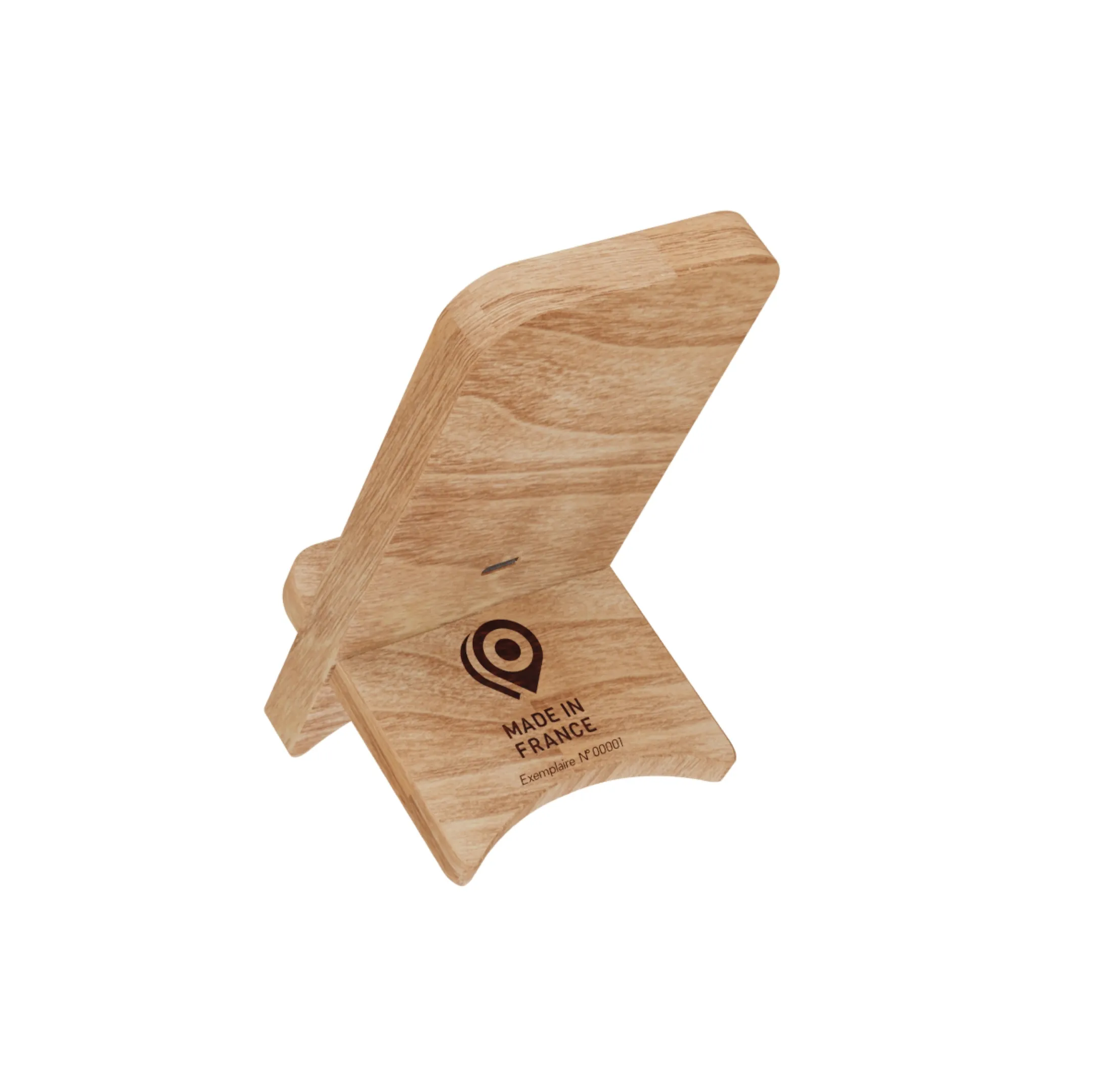 support-induction-telephone-10w-madeinfrance-personnalisable.webp Support induction 10W Made in France personnalisable