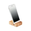 Support téléphone en bambou personnalisable