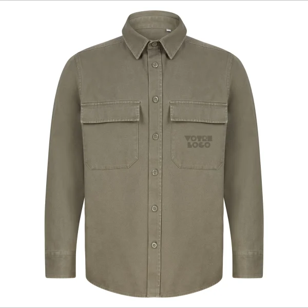 Surchemise Drill 265 g/m² personnalisable