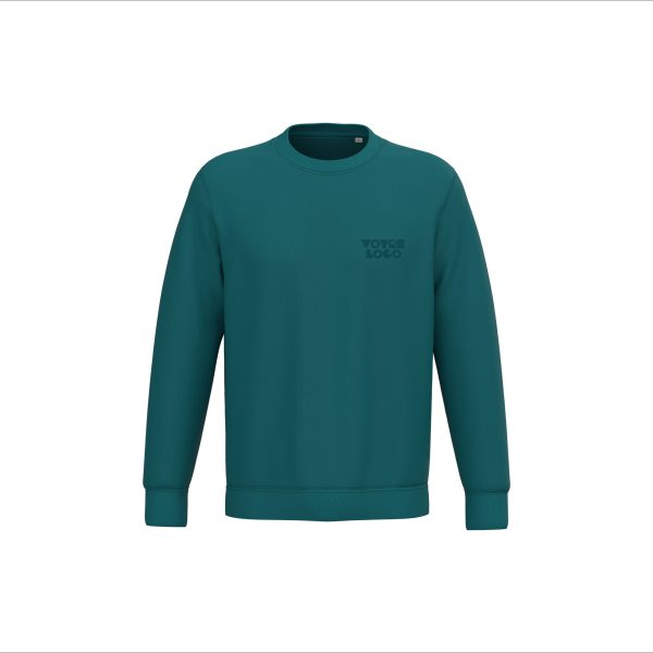 Sweat col rond écoresponsable personnalisable