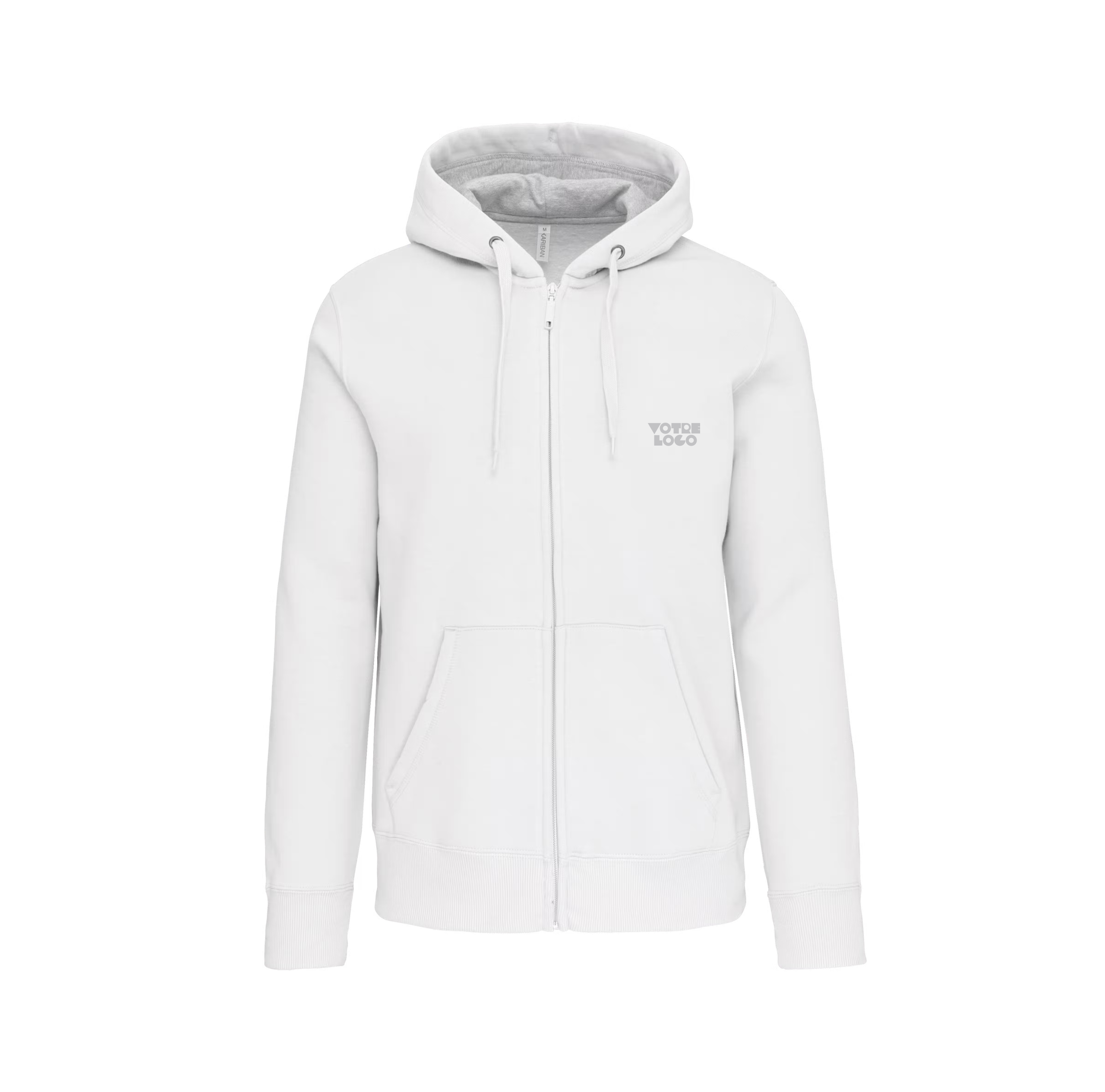 Sweat-shirt zippé unisexe personnalisable