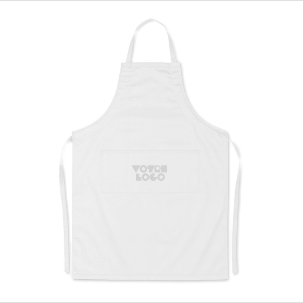 Tablier de cuisine ajustable 190 gr/m2 personnalisable