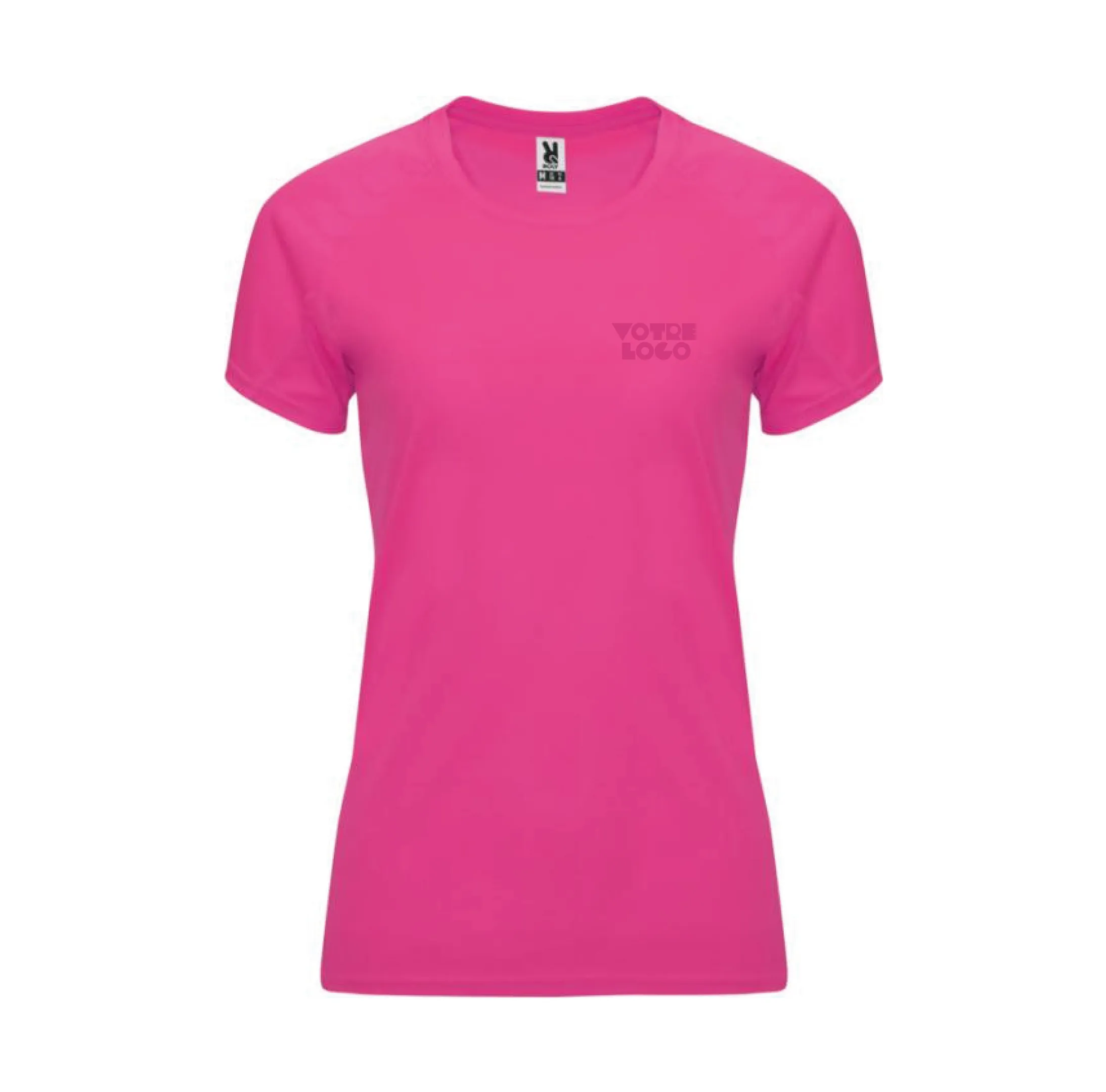 T-shirt de sport à manches courtes femme personnalisable