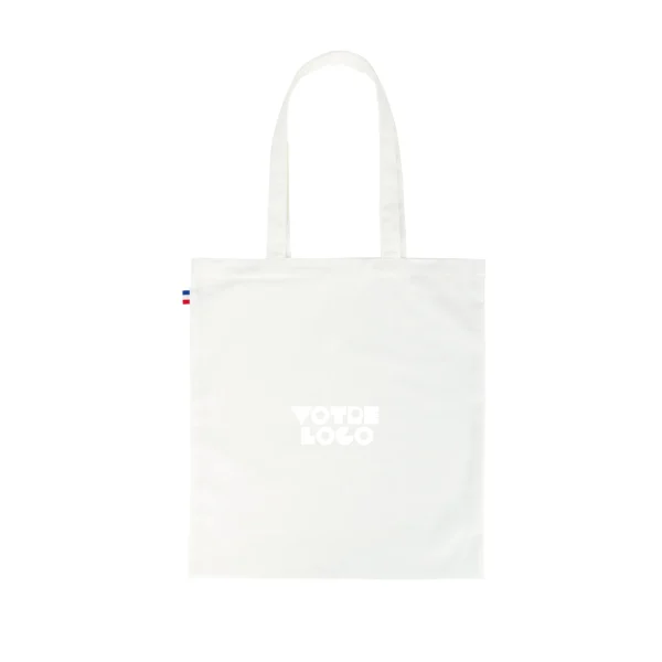 Tote bag en tissu épais 240 gr/m² 100% coton tissé Made in France personnalisable