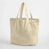 tote-bag-coton-recycle-beige-personnalisable Tote-bag en coton recyclé délavé 340 g/m² personnalisable