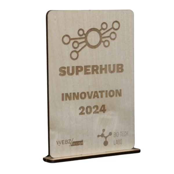 Trophée en bois rectangle Made in France personnalisable express