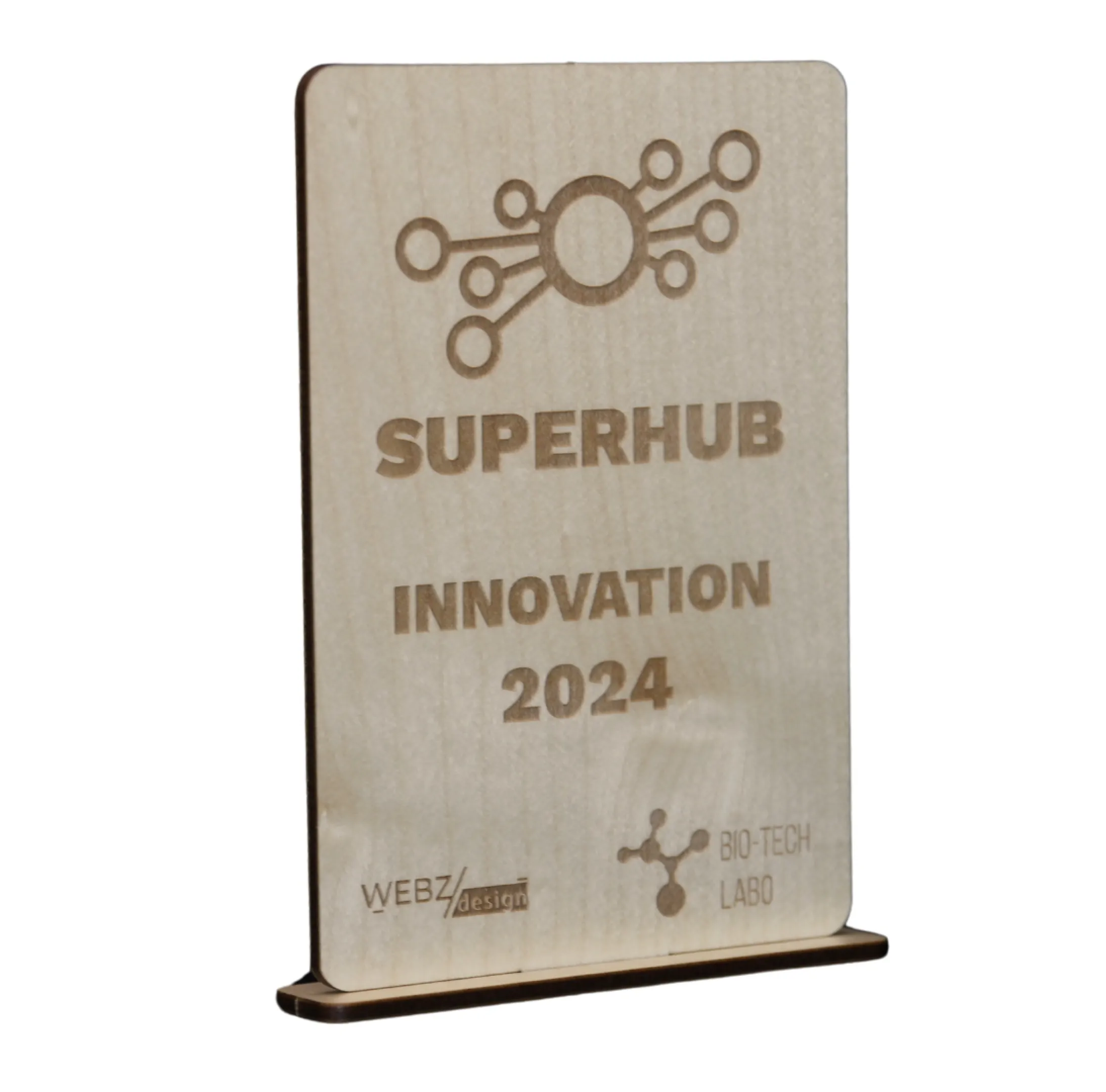 Trophée en bois rectangle Made in France personnalisable express