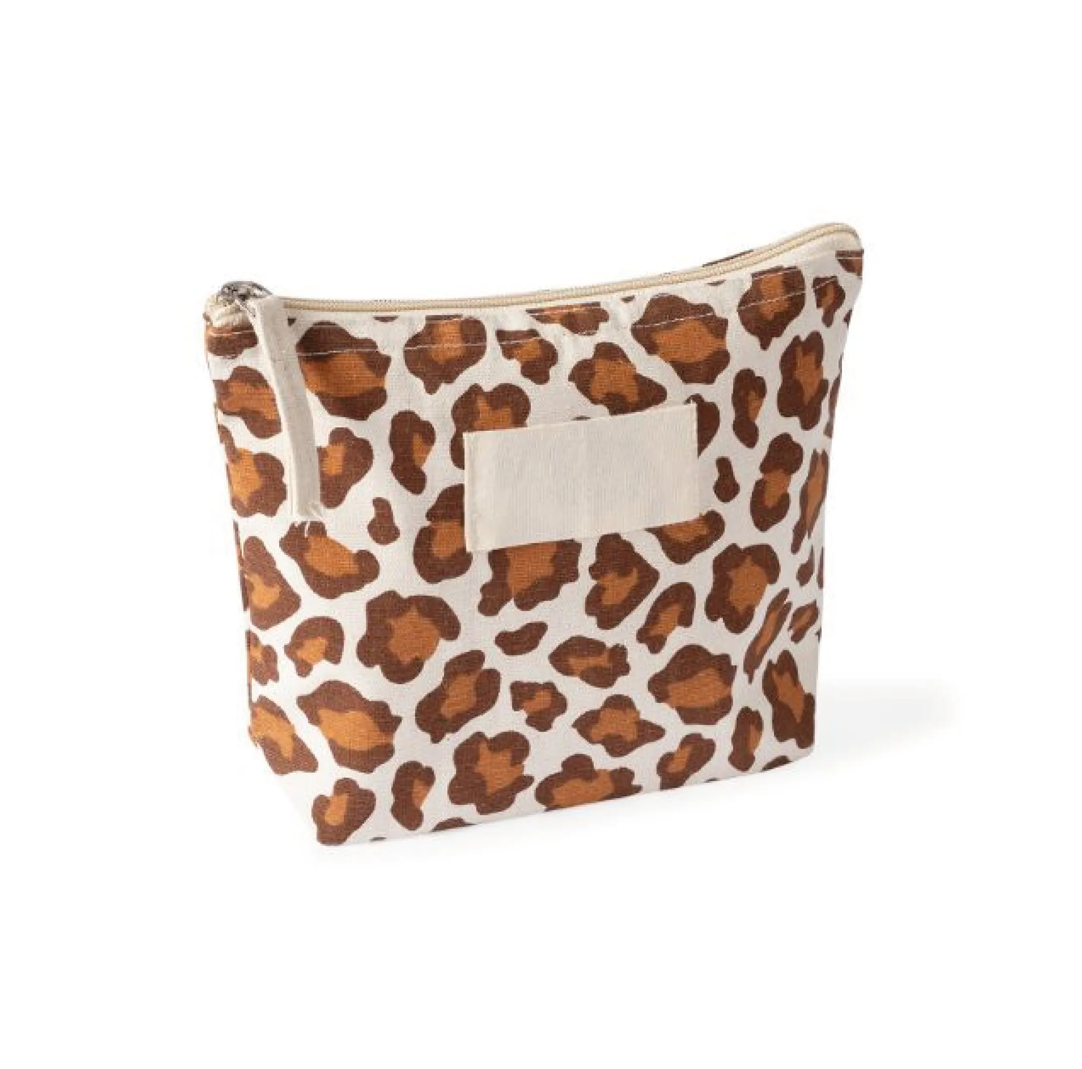Trousse de toilette leopard 200 g/m² personnalisable
