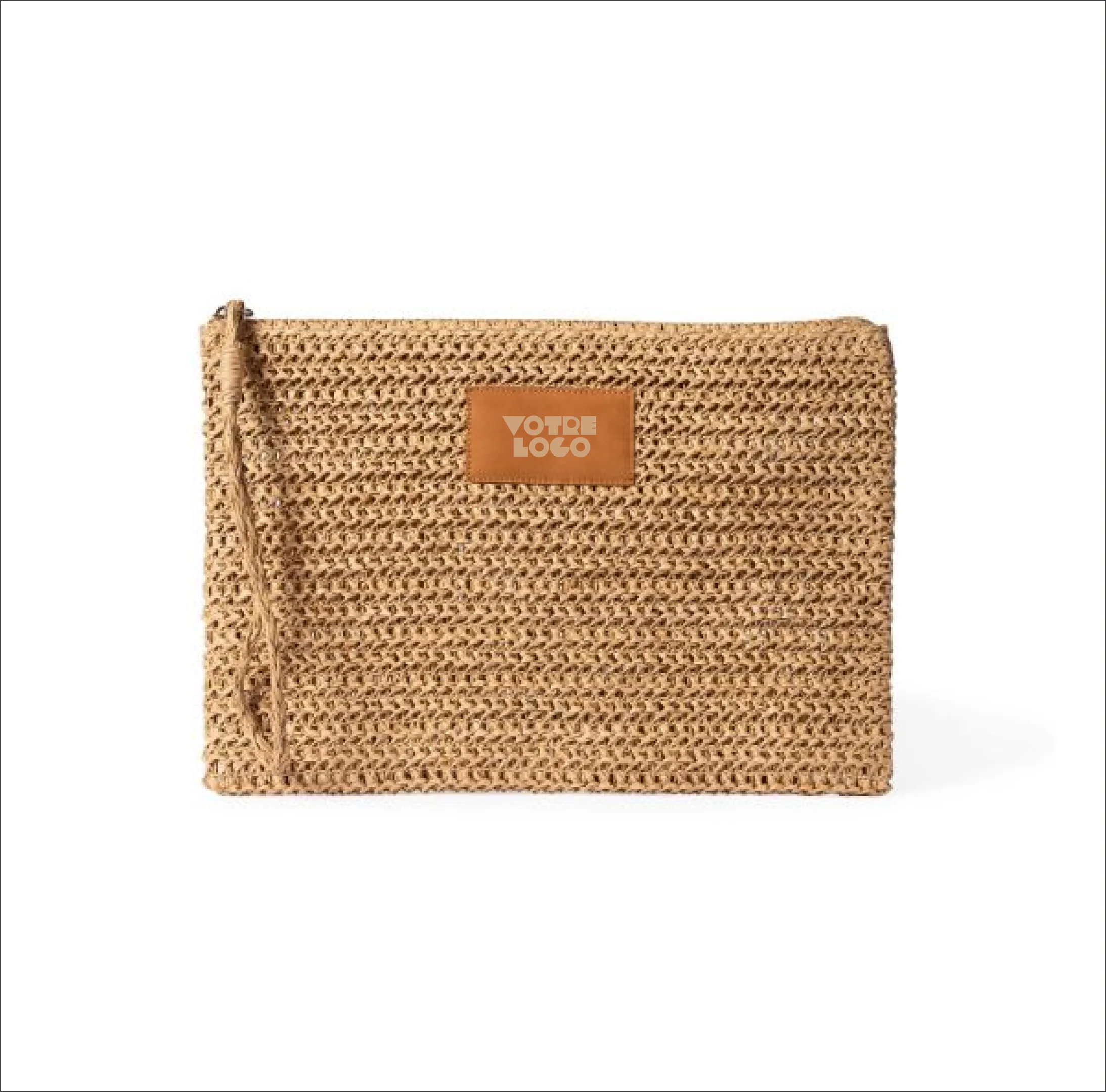 trousse-toilette-papier-etiquette-marquage-personnalisable-marron.webp Trousse de toilette personnalisable