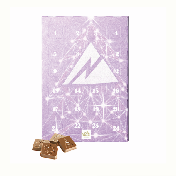 Calendrier de l'Avent chocolat Made in France 100% personnalisable
