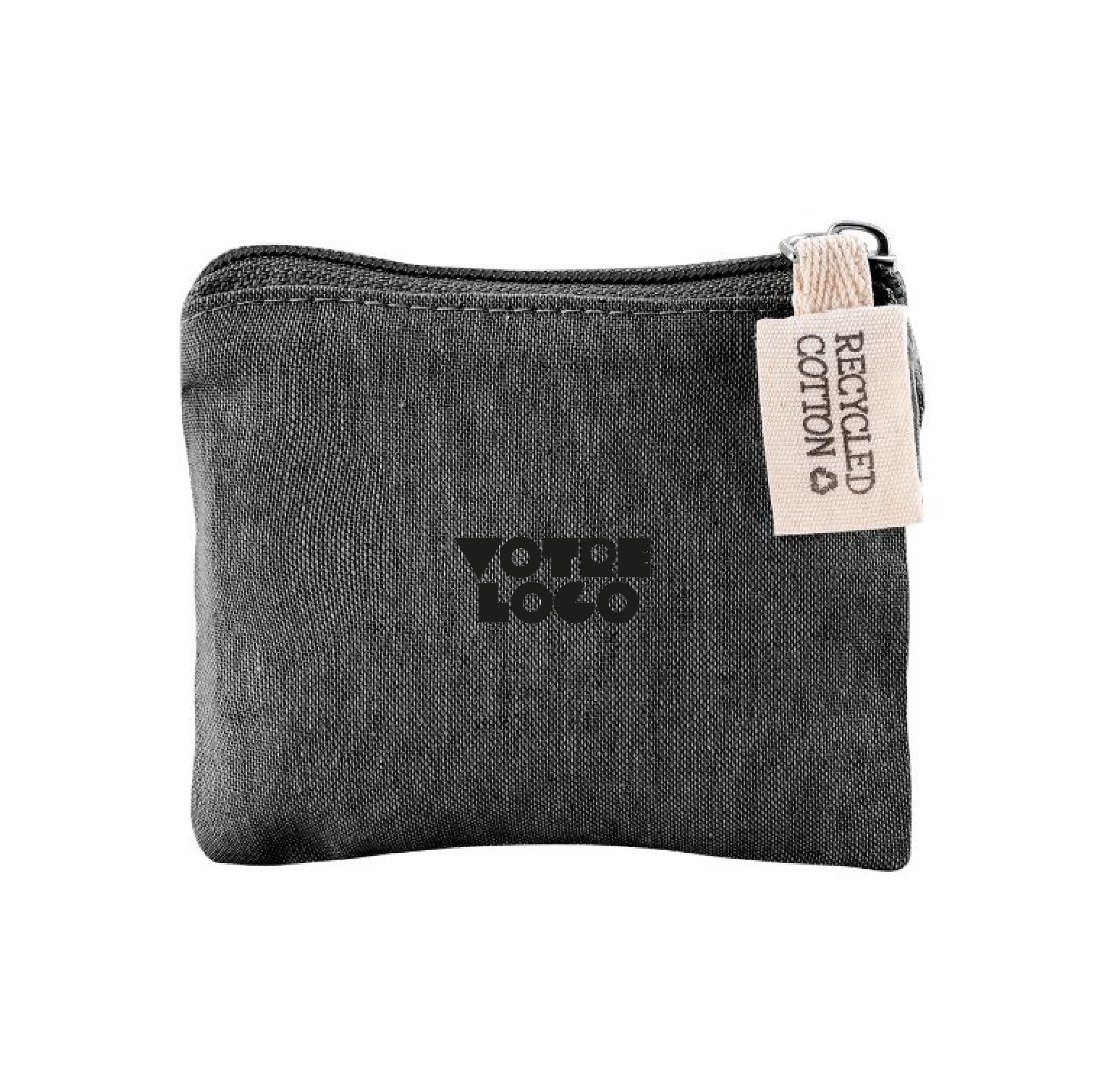 Porte-monnaie en coton recyclé 140gr/m2