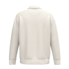 Sweat-shirt-col-polo-unisexe-ivoire-personnalisable Sweat col polo unisexe
