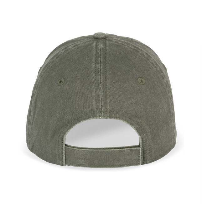 CASQUETTE-ECOREPONSABLE-DELAVEE-ORGANIC KHAKI Casquette coton bio délavée personnalisable
