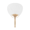 Éventails-bambou-papier-blanc-original-personnalisable Éventail en bambou et papier personnalisable