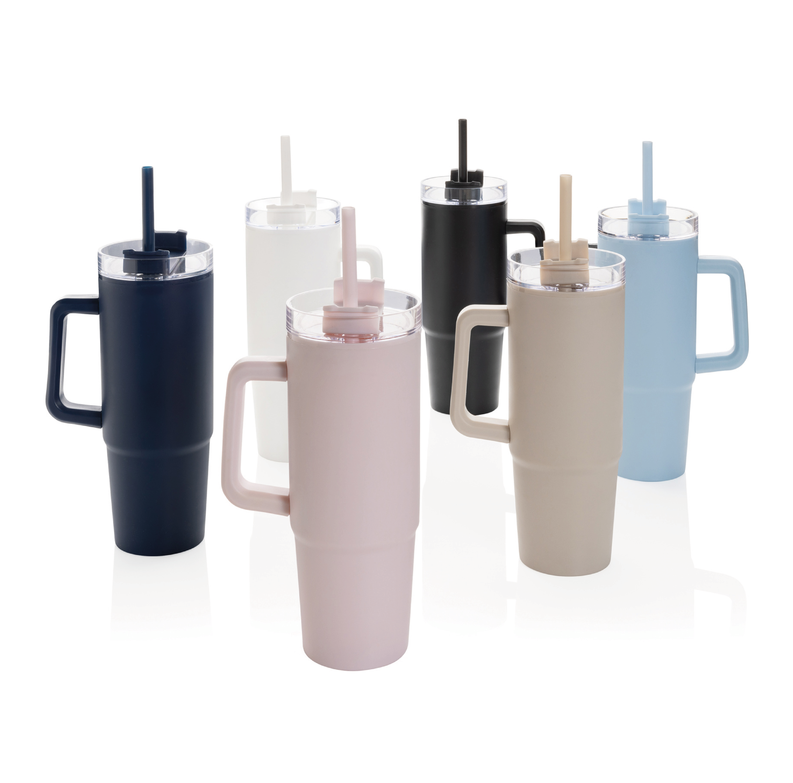 Mug-avec-poignée-750ml-personnalisable Mug isotherme avec poignée et paille personnalisable