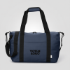 Sac-de-voyage-bleu-PU-personnalisable Sac week-end en PU personnalisable