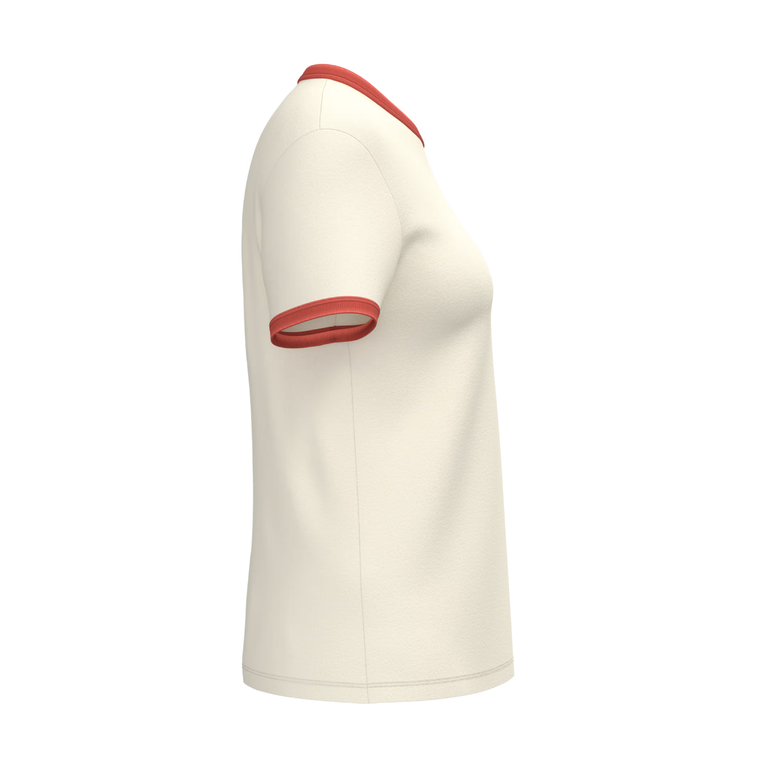 Tee-shirt-ecoresponsable-ivory-paprika-femme-personnalisable T-shirt vintage femme personnalisable