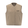 Veste-sans-manches-sherpa-beige-personnalisable Veste sans manches sherpa beige personnalisable
