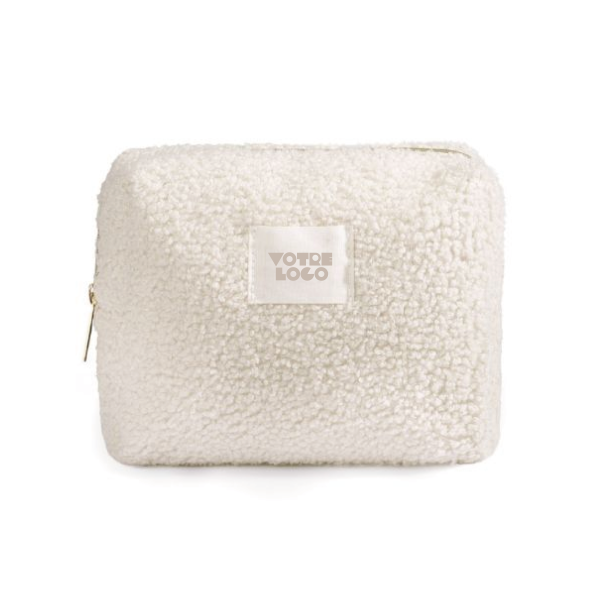 Trousse de toilette sherpa personnalisable